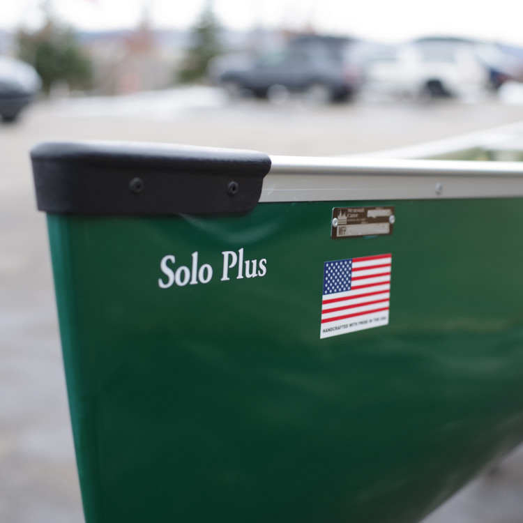 Wenonah Solo Plus 16'6" Canoe - Tuf Weave Flex Core w/ Skid Plates & Ash Yoke - Image 4